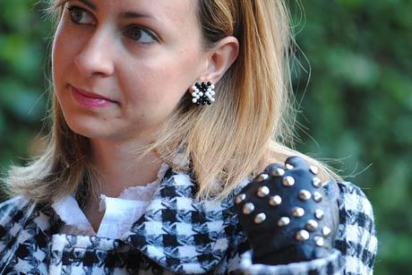 Studded gloves converse all star FashionStuds duemilaedodici borchie borchiate guanti veronica ferraro zara pied de poule