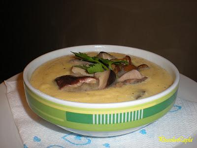 Polenta morbida ai funghi