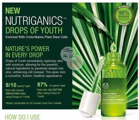 Preview THE BODY SHOP Gocce di Giovinezza Nutriganics‏