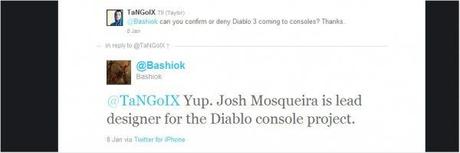 Diablo III su console da Twitter arriva la conferma