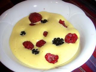 Zabaione con frutti di bosco