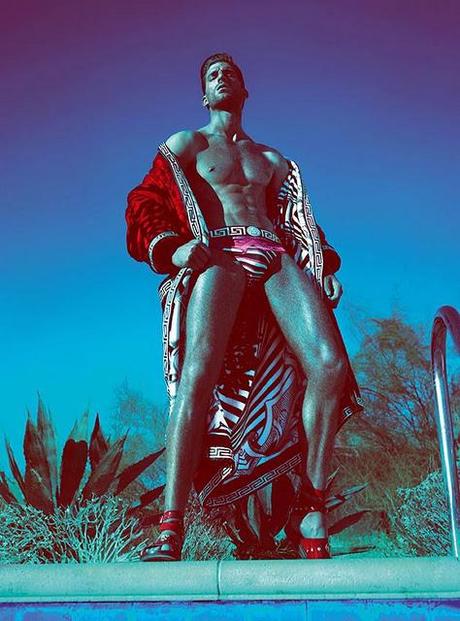 Ryan Barrett for Versace SS12 Men Ad Campaign by Mert & Marcus