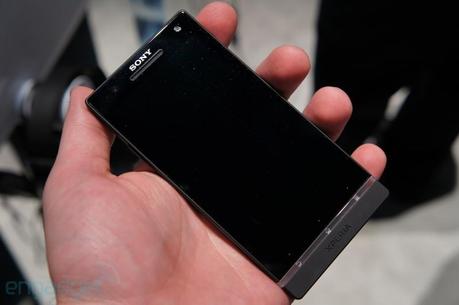 forse il miglior smartphone del CES12, il Sony Xperia S.