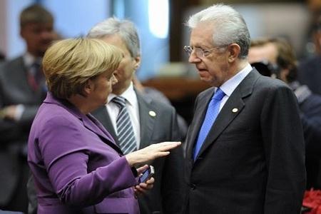 Monti Merkel Mario Monti oggi 11 Gennaio da Angela Merkel, con un compito non facile