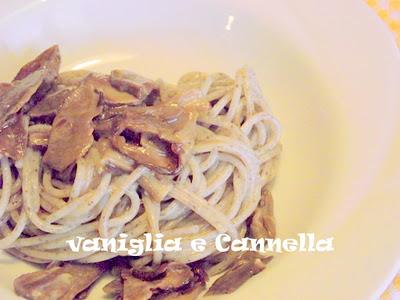 Fedelin del moro con funghi porcini e lo Store Valtellina