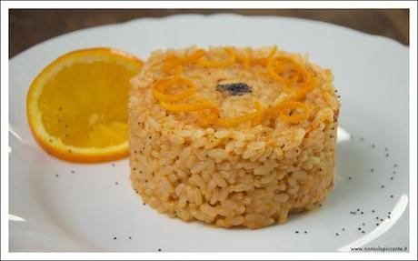 Risotto arancia e gamberi