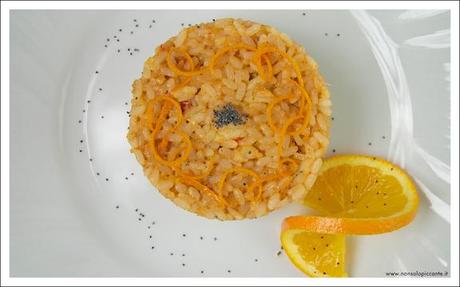 Risotto arancia e gamberi