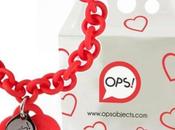 ACCESSORI bracciale OPS!Love sitinge rosso celebrare Valentino