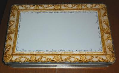 Decorare una scatola di latta