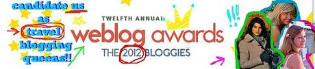 bloggies awards 2012 ! the travel eater feat. the travel passion & the girl with the suitcase !!!