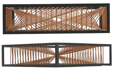 RIGOROSI PATTERNS E INTRECCI GEOMETRICI NEGLI ARREDI DI LEGNO DI VITO SELMA