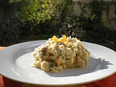 Risotto Carciofi e scorza d'Arancia