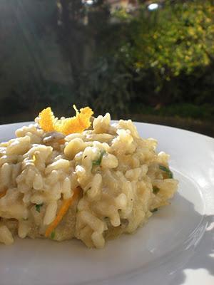 Risotto Carciofi e scorza d'Arancia