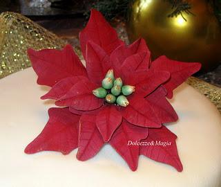 Poinsettia Cake