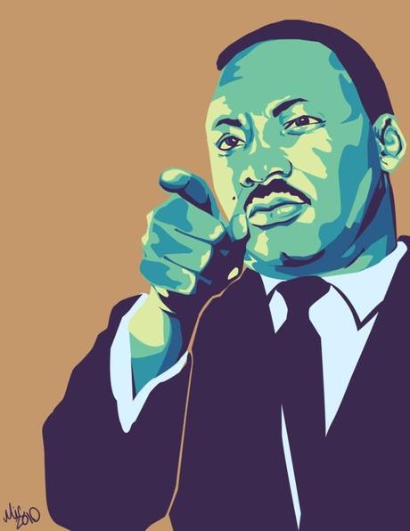 martin luther king in digital art