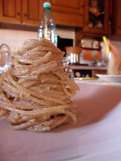 Spaghetto al Pesto di Ricotta e Pistacchi