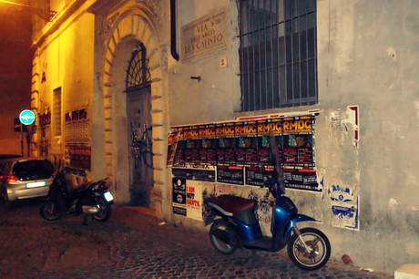 Uno dei palazzi più belli di Trastevere