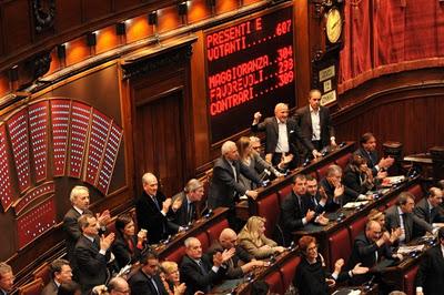 Guardate come hanno festeggiato oggi in Parlamento!