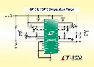 Convertitore DC/DC step down a 3,5A con protezione dai transienti fino a 60V