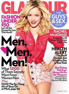 Rachel McAdams in Dolce & Gabbana su Glamour febbraio 2012