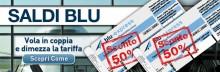 Blu-Express: se voli in coppia sconto 50%