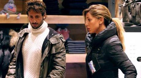 FABRIZIO CORONA E BELEN RODRIGUEZ A CORTINA