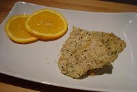 MERLUZZO CON PANATURA DI ERBE E ARANCIA