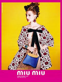 Miu Miu Spring Summer 2012 AD Campaign