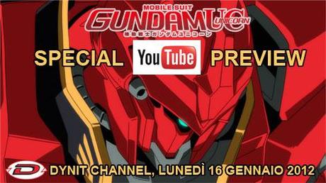 Lunedě anteprima web di Gundam Unicorn
