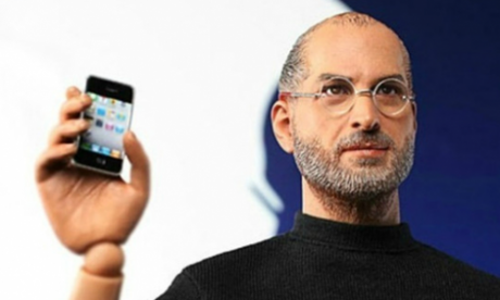 Steve Jobs gommato.
