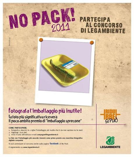 NO PACK – Il concorso di Legambiente: occhio al packaging!