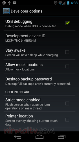 USB debugging Come fare un backup completo di Android Ice Cream Sandwich senza ROOT