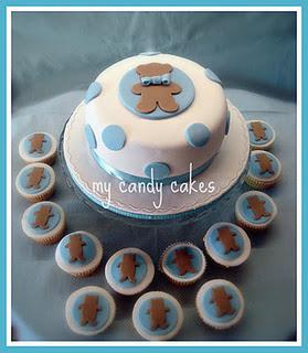 Battesimo con orsetti cake and cupcakes