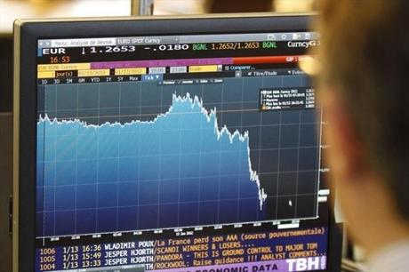 14-01-2012 S&P; Rating: Italia declassata in Serie B