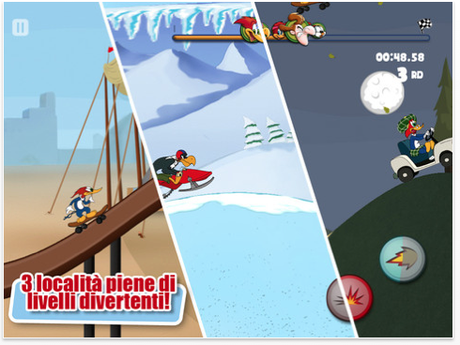 Il gioco della settimana per iPhone scelto da Apple è: Woody Woodpecker (Video)