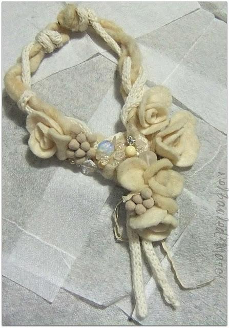 NEW FELT NECKLACE...............