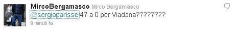 Durante Aironi-Clermont: il siparietto su Twitter tra Parisse e BergaMirco