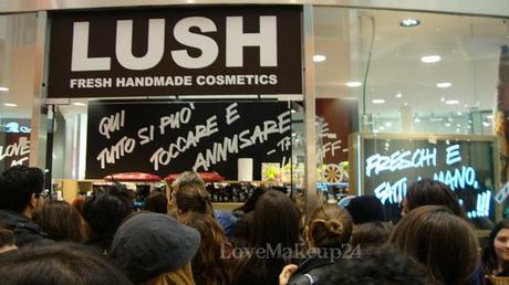 LUSH-iamoci Tentare!! Inaugurazione a Catania...