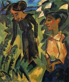 Karl Schmitt-Rottluff, Due donne, 1914 © Von der Heydt-Museum Wuppertal