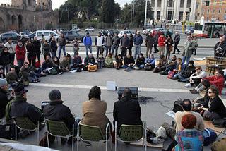 Resoconto quarto giorno e Carnevale del Sistema- Agora Roma - !4/1/201