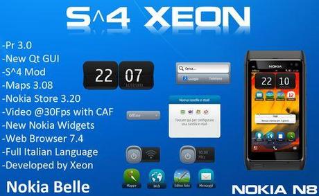 Custom Firmware: S^4 Xeon 2.4.1 per Nokia N8