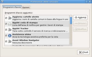 Modificare i servizi all'avvio del sistema su distro equipaggiate con Gnome 3