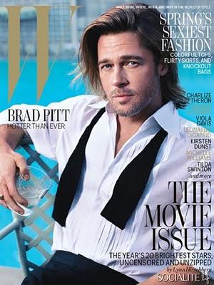 Charlize Theron e Brad Pitt sulla cover di W Magazine!