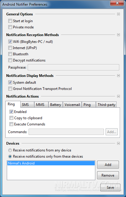 Notification11 Come ricevere le notifiche di Android direttamente sul Desktop di Windows