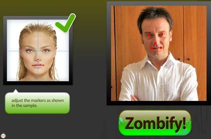 zombifier Tramuta la tua fotografia in uno Zombie