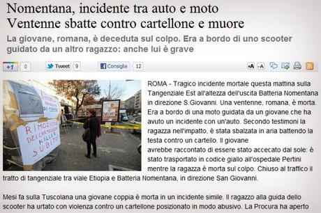 BREAKING NEWS: Ancora Cartelloni Killer!