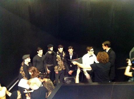 Dolce&Gabbana; FW13 men show: exclusive live backstage