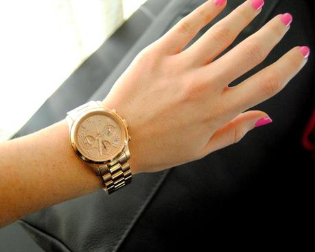 New In: Michael Kors Rose Gold Watch