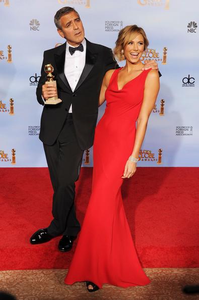 Golden Globes 2012: Clooney e Keibler, Jolie e Pitt and the stick