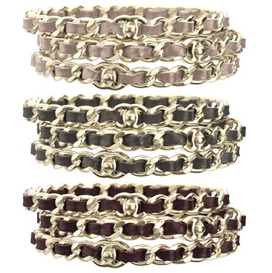 CHANEL / INTERLACED CHAIN BRACELET / 2012